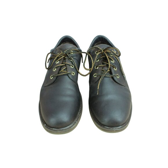 LL Bean Leather Stonington Oxford Shoes Plain Toe Water Resistant Size 13 M - Picture 5 of 9